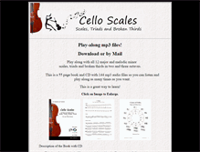 Tablet Screenshot of cello-scales.com